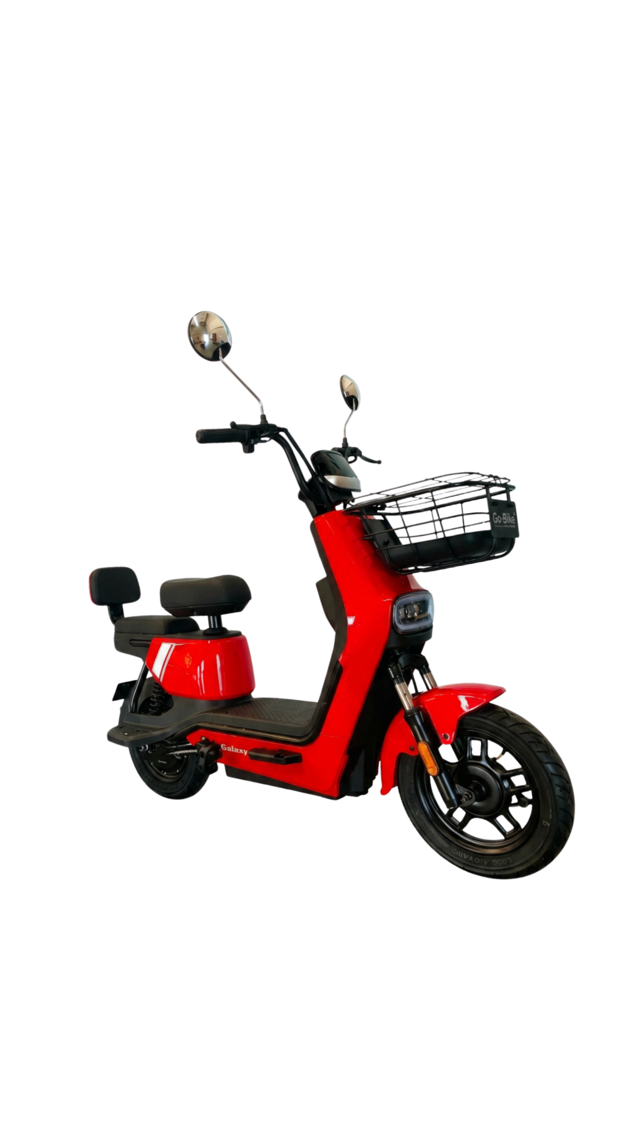Moto Eléctrica 350W Aluminio — Rojo