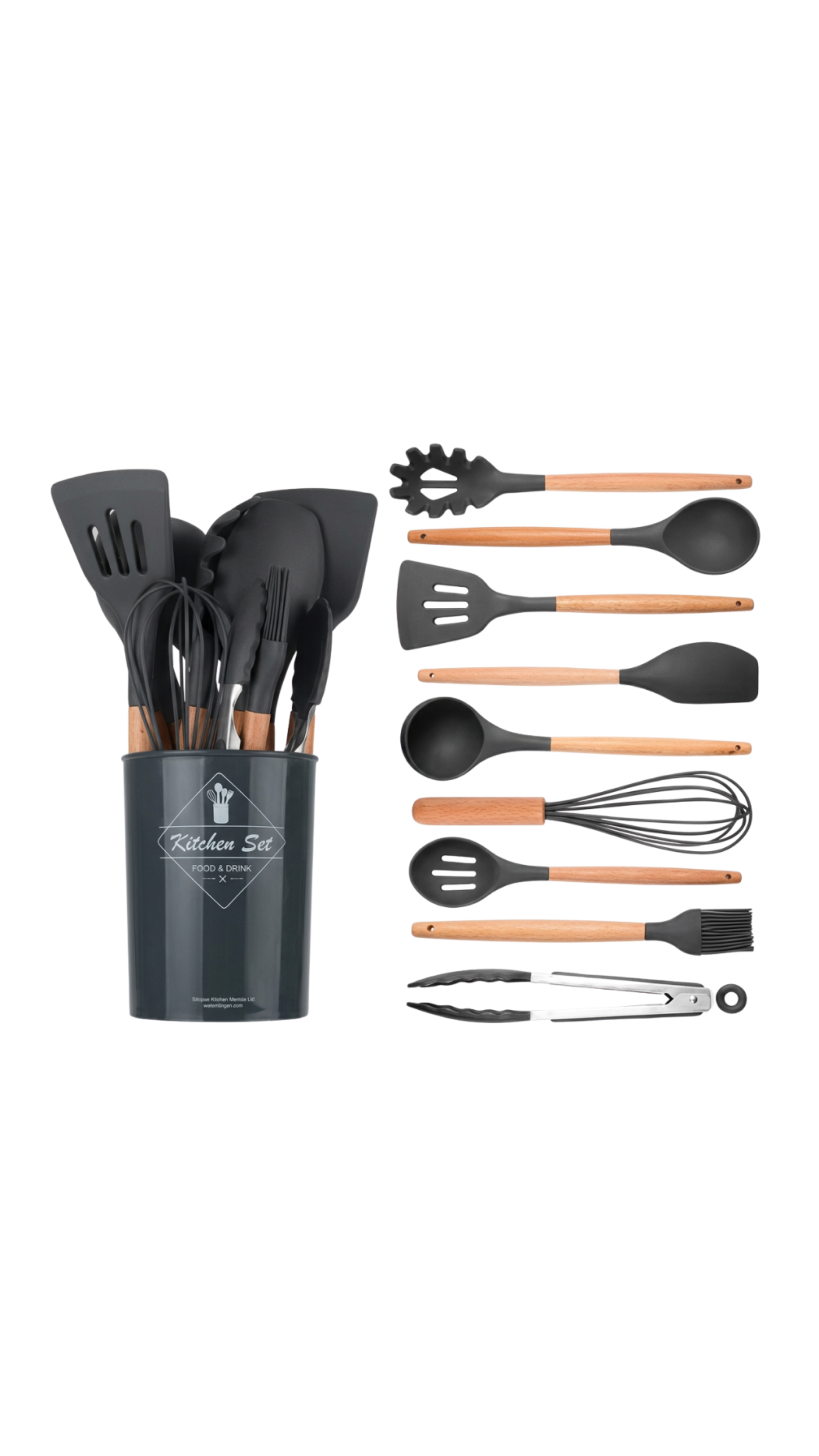Kit de Utensillos de Cocina Básico 12 Piezas