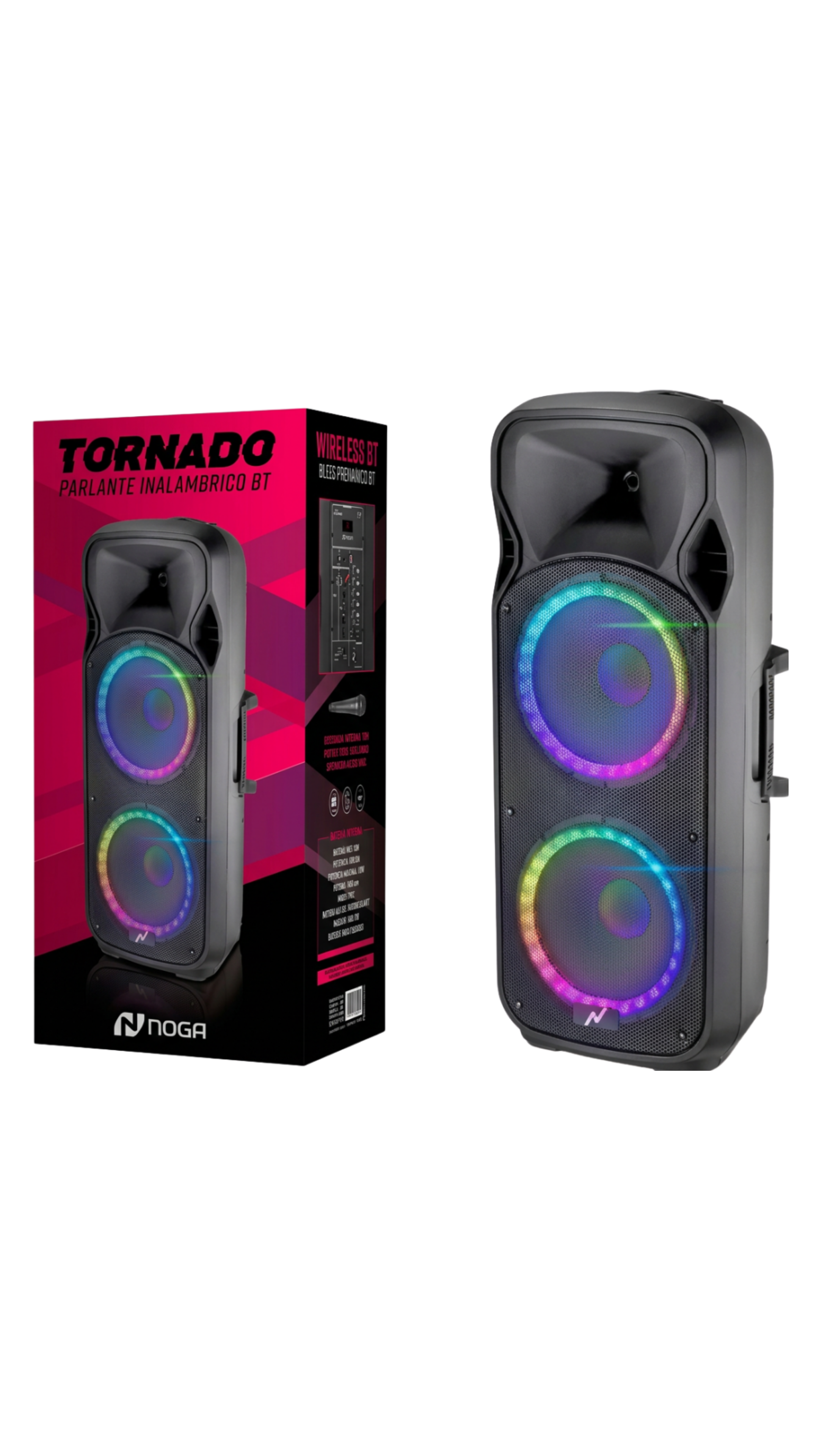 Parlante Tornado Inalámbrico Noga