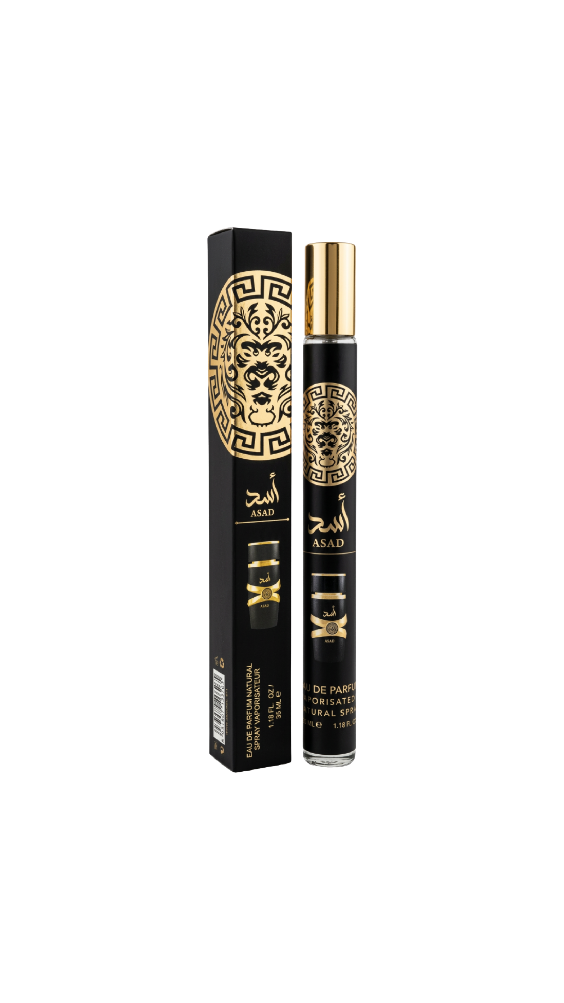 Tubo Lattafa Asad Black 35ml